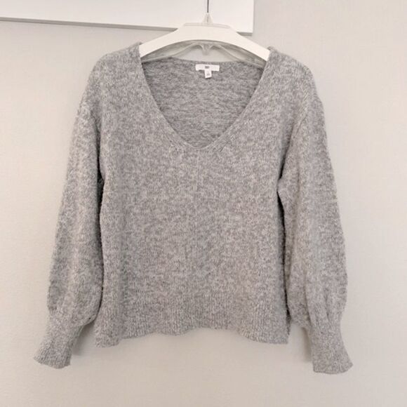 BP Vneck cotton blend long sleeve sweater - Picture 1 of 5